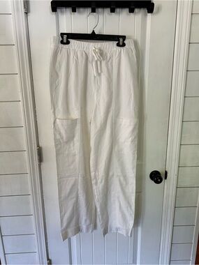 Universal Thread White Wide Leg Drawstring Pants